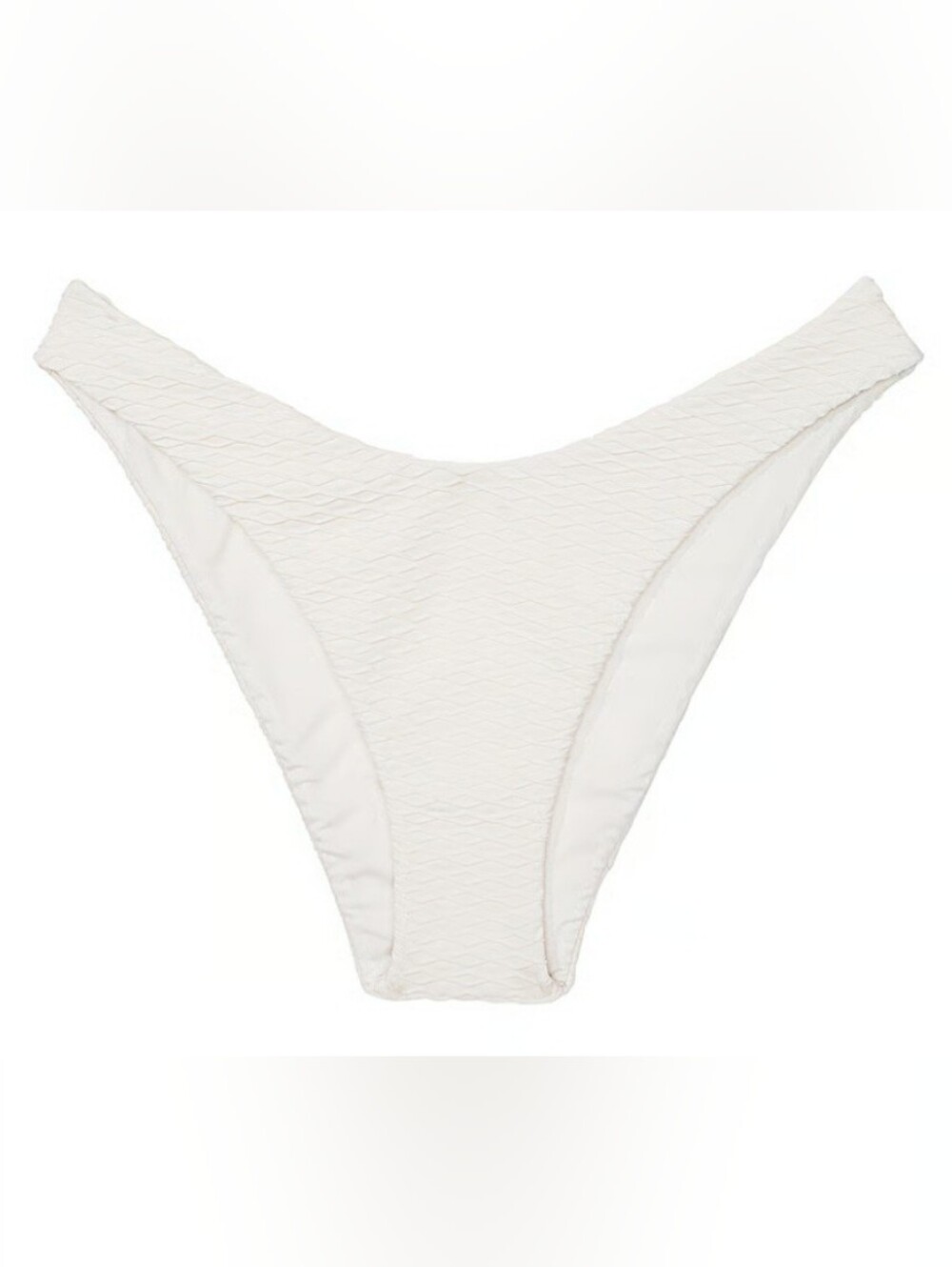 XXL Victoria's Secret Swim Brazilian Bikini Bottom White Fishnet